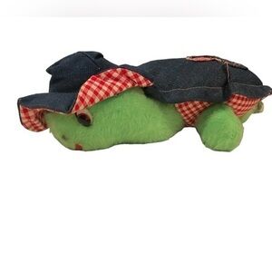 Knickerbocker Animals Of Distinction Denim Turtle 1970’s Plush Hat